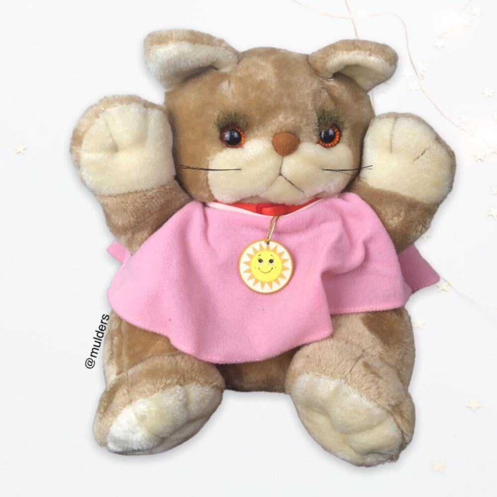Vintage 1983 Sunburst Pets Commonweal Kitten Kitty Cat Stuffed Animal Plush